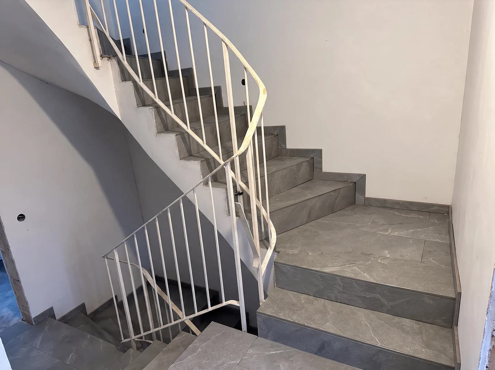 Treppe neu belegt — Nachher